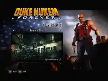 Duke Nukem Forever (USA) (v1.03) (Disc) (Update) screen shot game playing